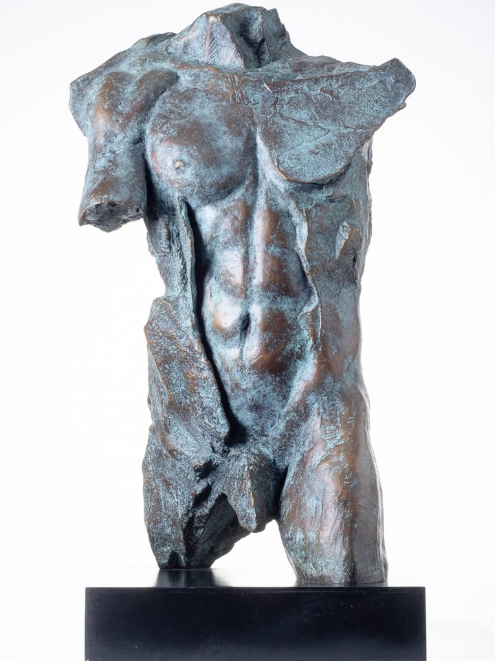 Stepping Out, a bronze by artist G