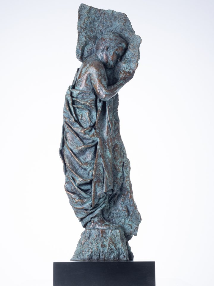 The Philosopher / Holy Man, a bronze by artist G