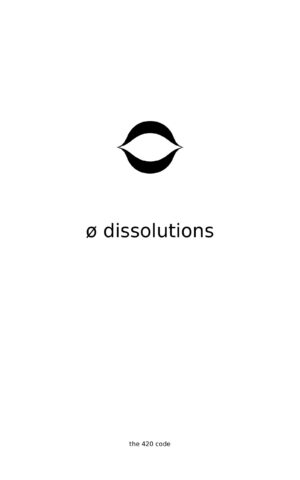 Ø Dissolutions