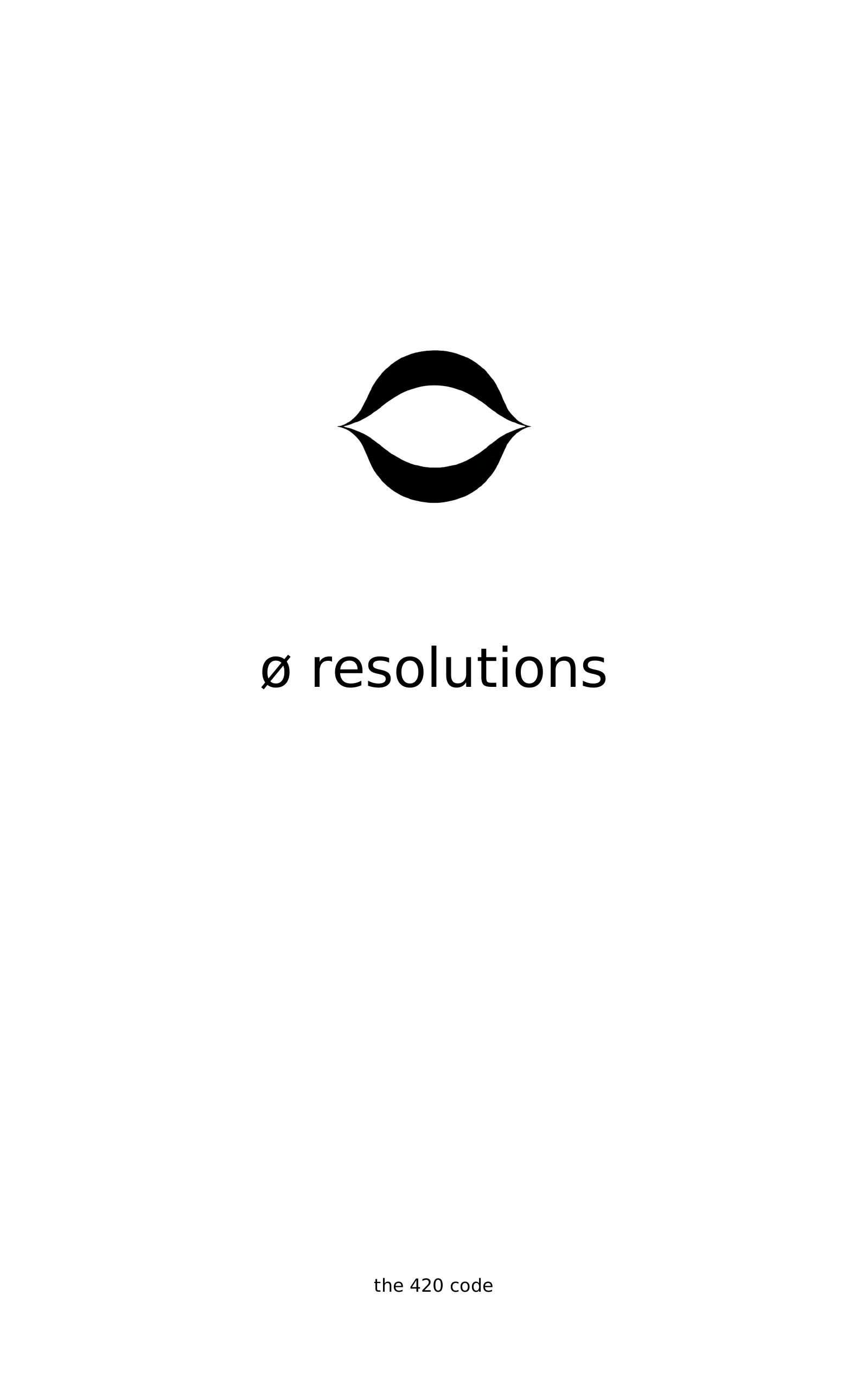 Ø Resolutions